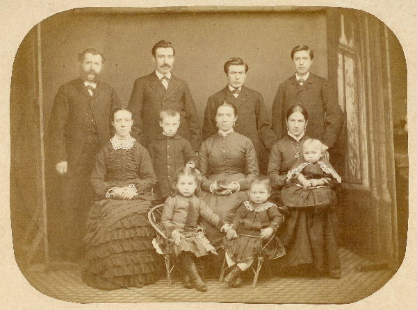 Gezin van den Bosch-Morien in 1885